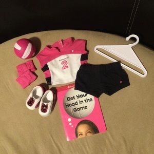 American Girl Doll volleyball uniform